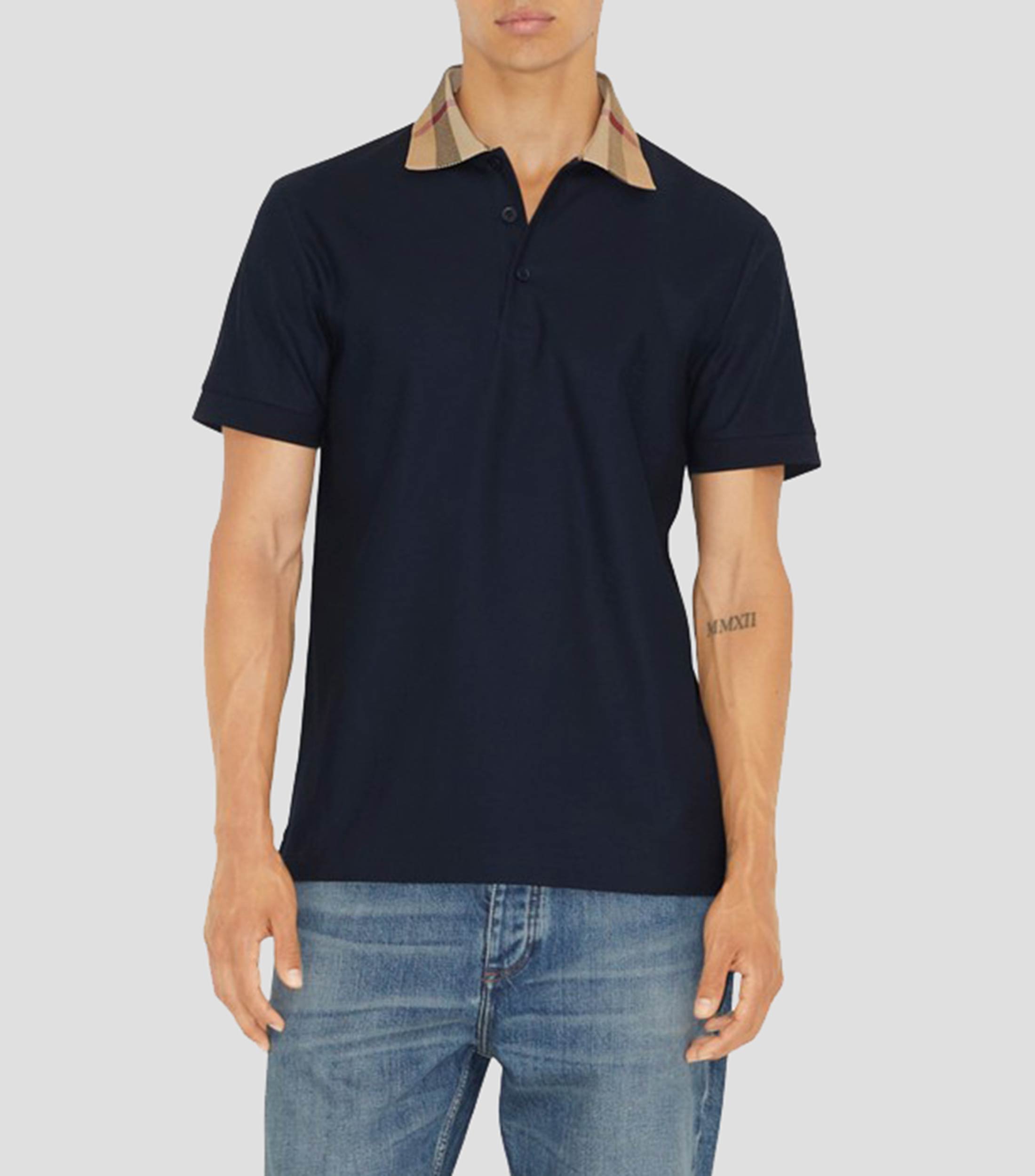 Playera Tipo Polo Manga Corta Hombre